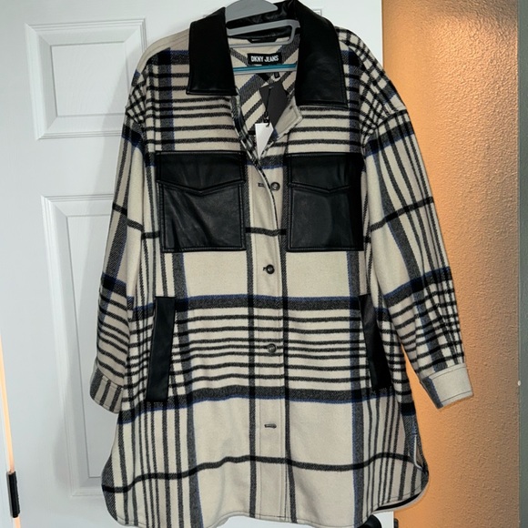 DKNY ONG LIGHT JACKET WITH POCKETS - Picture 3 of 6